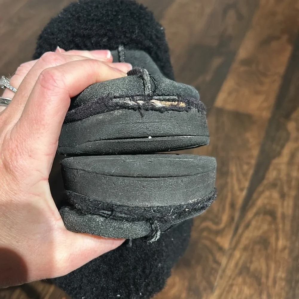 Funkette Water Resistant‎ Genuine Shearling Trim Clog